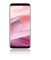 Samsung Galaxy S8 pink + Cover